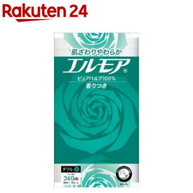 エルモア トイレットロール 花の香り ダブル 30m(12ロール)【エルモア】