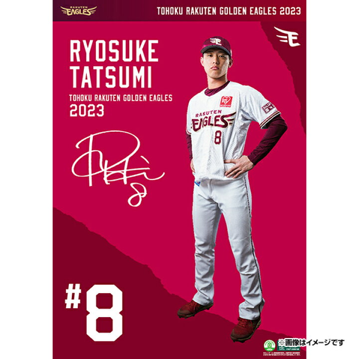 楽天市場 23年 選手壁掛けカレンダー 8辰己涼介 A3サイズ 楽天イーグルス 楽天イーグルスオンラインショップ