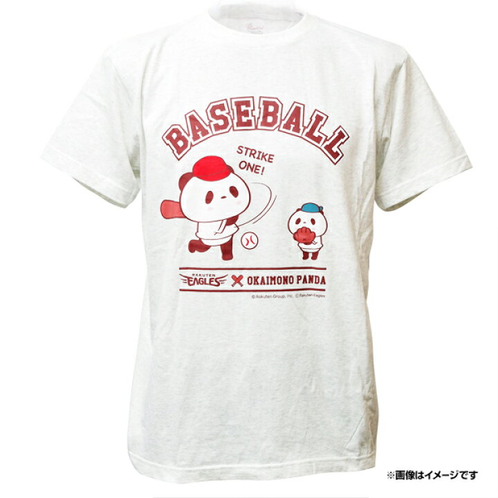 楽天市場】[お買いものパンダ｜楽天イーグルス] Tシャツ［BASEBALL  