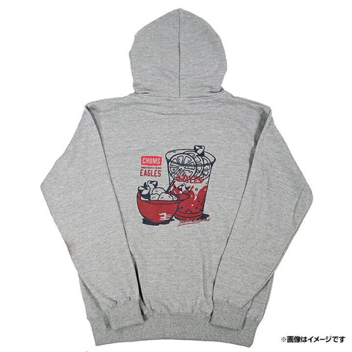 楽天市場】【CHUMS×楽天イーグルス】food&drinkパーカー《グレー