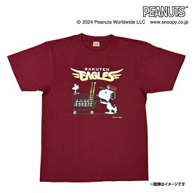【 SNOOPY＊楽天イーグルス】Tシャツ［クリムゾンレッド］［サイズS/M/L］《楽天イーグルス》