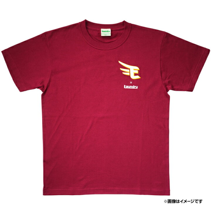 楽天市場】【Laundry×楽天イーグルス】クラッチTシャツ［バーガンディ 