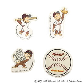 【おさるのジョージ】ステッカーセット《楽天イーグルス》