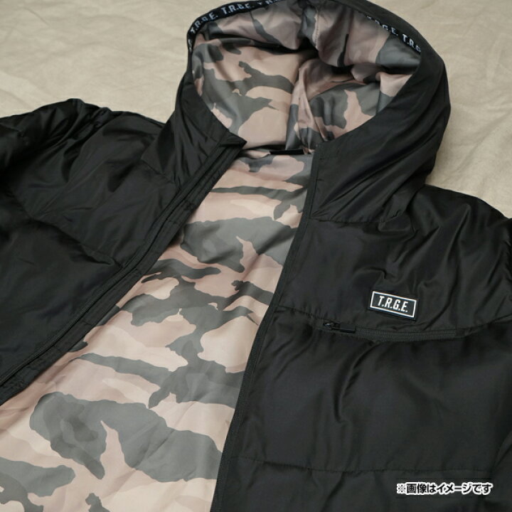楽天市場】【T.R.G.E.】フェイクダウンジャケット［ブラック］［サイズ 