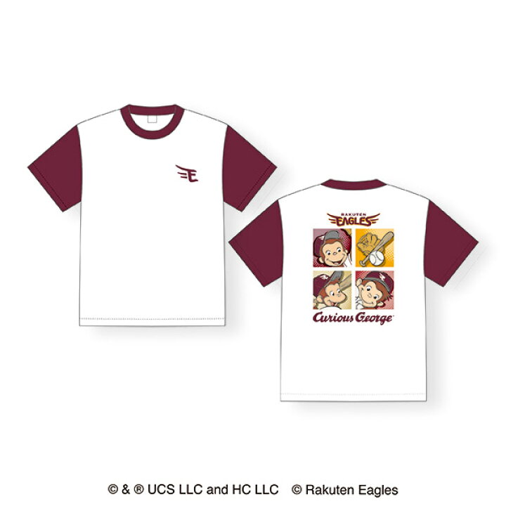 楽天市場】【おさるのジョージ】Tシャツ｜パネル柄［S・M・L］《楽天 