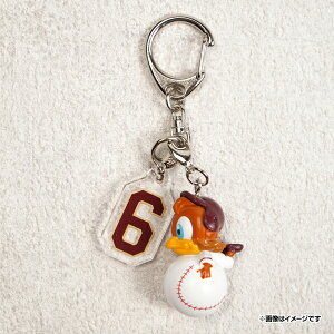 フィギュア付きナンバーキーホルダー│クラッチ【6】《楽天イーグルス》