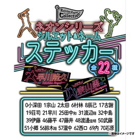 【Eコレ】【ネオンイラスト】ステッカー シルエット（全22種）《楽天イーグルス》