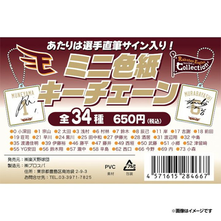 楽天市場】【Eコレ】2026ミニ色紙キーチェーン【全34種】《楽天 