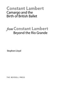Constant Lambert Beyond The Rio Grande【電子書籍】[ Stephen Lloyd ]