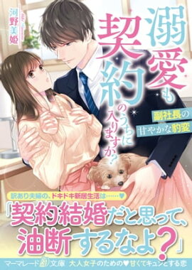 溺愛も契約のうちに入りますか？〜副社長の甘やかな豹変〜 