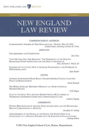 New England Law Review: Volume 48, Number 1 - Fall 2013【電子書籍】[ New England Law Review ]