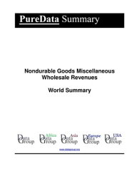 Nondurable Goods Miscellaneous Wholesale Revenues World Summary Market Values & Financials by Country【電子書籍】[ Editorial DataGroup ]