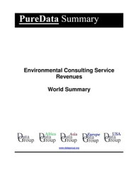 Environmental Consulting Service Revenues World Summary Market Values & Financials by Country【電子書籍】[ Editorial DataGroup ]