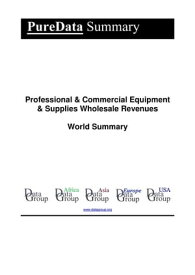 Professional & Commercial Equipment & Supplies Wholesale Revenues World Summary Market Values & Financials by Country【電子書籍】[ Editorial DataGroup ]