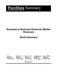 Business to Business Electronic Market Revenues World Summary Market Values & Financials by Country【電子書籍】[ Editorial DataGroup ]