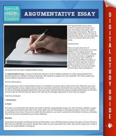 Argumentative Essay (Speedy Study Guides)【電子書籍】[ Speedy Publishing ]