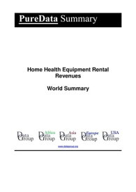 Home Health Equipment Rental Revenues World Summary Market Values & Financials by Country【電子書籍】[ Editorial DataGroup ]