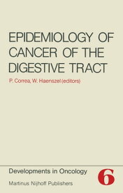 Epidemiology of Cancer of the Digestive Tract【電子書籍】