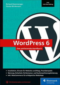 WordPress 6 Das umfassende Handbuch【電子書籍】[ Richard Eisenmenger ]