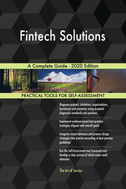 Fintech Solutions A Complete Guide - 2020 Edition【電子書籍】[ Gerardus Blokdyk ]