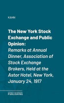 The New York Stock Exchange and Public Opinion