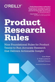 Product Research Rules【電子書籍】[ C. Todd Lombardo ]