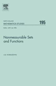 Nonmeasurable Sets and Functions【電子書籍】[ Alexander Kharazishvili ]