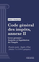 Code général des impôts, annexe II