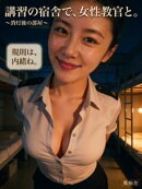 講習の宿舎で、女性教官と。 〜消灯後の部屋〜