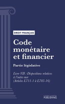 Code monétaire et financier