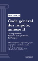 Code général des impôts, annexe II
