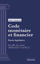 Code monétaire et financier