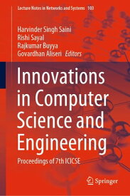 Innovations in Computer Science and Engineering Proceedings of 7th ICICSE【電子書籍】