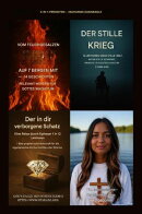 4 Predigten in 1 von Zacharias Godseagle mit Audio-Links: Gesalzen vom Feuer auf 7 Bergen mit 14 Geschichten - Bedeutung erlangen für Gottes Wachstum Der in dir verborgene Schatz - Epheser 1; Der stille Krieg; es ist Abgeschlossen