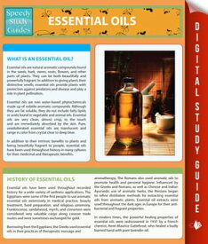 Essential Oils (Speedy Study Guides)【電子書籍】[ Speedy Publishing ]