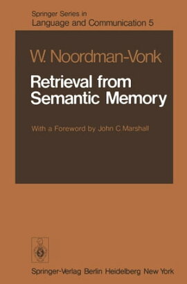 Retrieval from Semantic Memory 