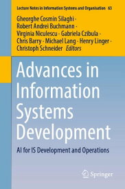 Advances in Information Systems Development AI for IS Development and Operations【電子書籍】