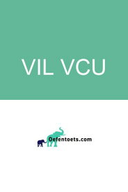 Samenvatting VIL VCU cursus VIL VCU【電子書籍】[ OEFENTOETS.COM ]
