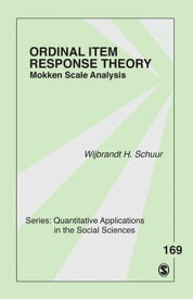 Ordinal Item Response Theory Mokken Scale Analysis【電子書籍】[ Wijbrandt H van Schuur ]