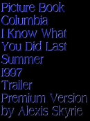 Picture Book Columbia I Know What You Did Last Summer 1997 Trailer Premium Version