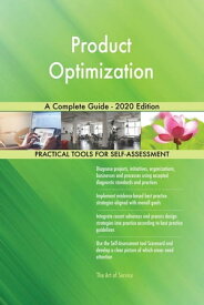 Product Optimization A Complete Guide - 2020 Edition【電子書籍】[ Gerardus Blokdyk ]