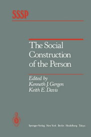 The Social Construction of the Person【電子書籍】