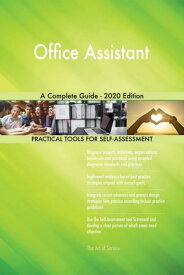 Office Assistant A Complete Guide - 2020 Edition【電子書籍】[ Gerardus Blokdyk ]