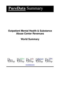 Outpatient Mental Health & Substance Abuse Center Revenues World Summary Market Values & Financials by Country【電子書籍】[ Editorial DataGroup ]