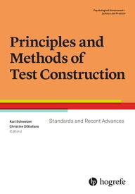 Principles and Methods of Test Construction Standards and Recent Advances【電子書籍】