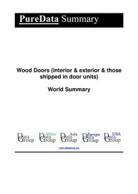 Wood Doors (interior & exterior & those shipped in door units) World Summary Market Sector Values & Financials by Country【電子書籍】[ Editorial DataGroup ]