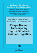 Perspectives on Contemporary English: Structure, Variation, Cognition