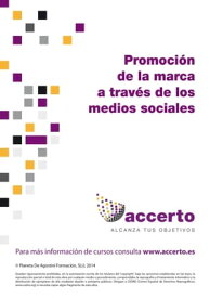 Promoci?n de la marca a trav?s de los medios sociales【電子書籍】[ Accerto ]