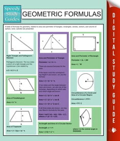 Geometric Formulas Speedy Study Guides【電子書籍】[ Speedy Publishing ]