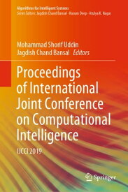 Proceedings of International Joint Conference on Computational Intelligence IJCCI 2019【電子書籍】